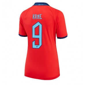 England Harry Kane #9 kläder Kvinnor VM 2022 Bortatröja Kortärmad